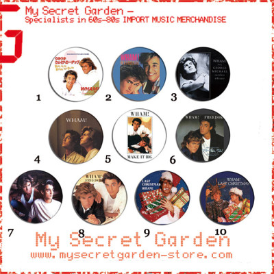 Wham ! - Make it big, Last Christmas Pinback Button Badge Set ( or Hair Ties / 4.4 cm Badge / Magnet / Keychain Set )